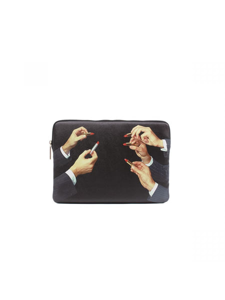 LAPTOP BAG LIPSTICK BLACK