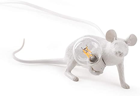 Mouse Lamp DOWN BIANCA
