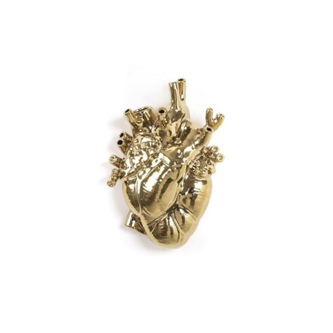 LOVE IN BLOOM GOLD HEART VASE