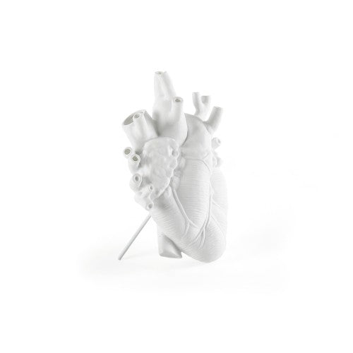 LOVE IN BLOOM BIANCO HEART VASE