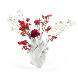 LOVE IN BLOOM BIANCO HEART VASE