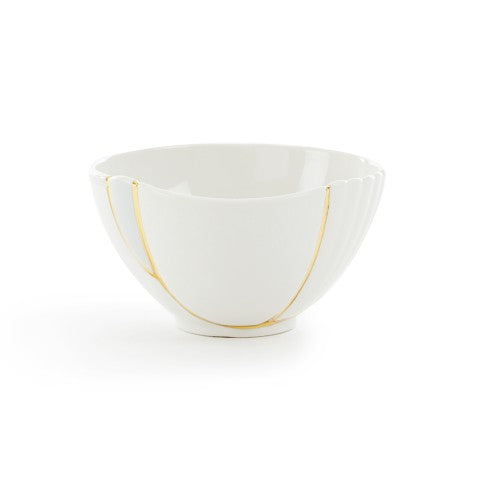 Ciotola in porcellana ø cm.11,5 h.6 'kintsugi-n'1'