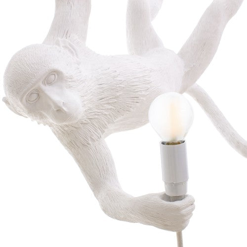 Lampada in resina 'monkey lamp' cm.59x40 h.44 - swing